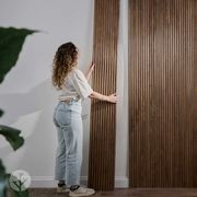 Flutto™ Walnut Zigzag Flexible Tambour Wood Panels gallery detail image
