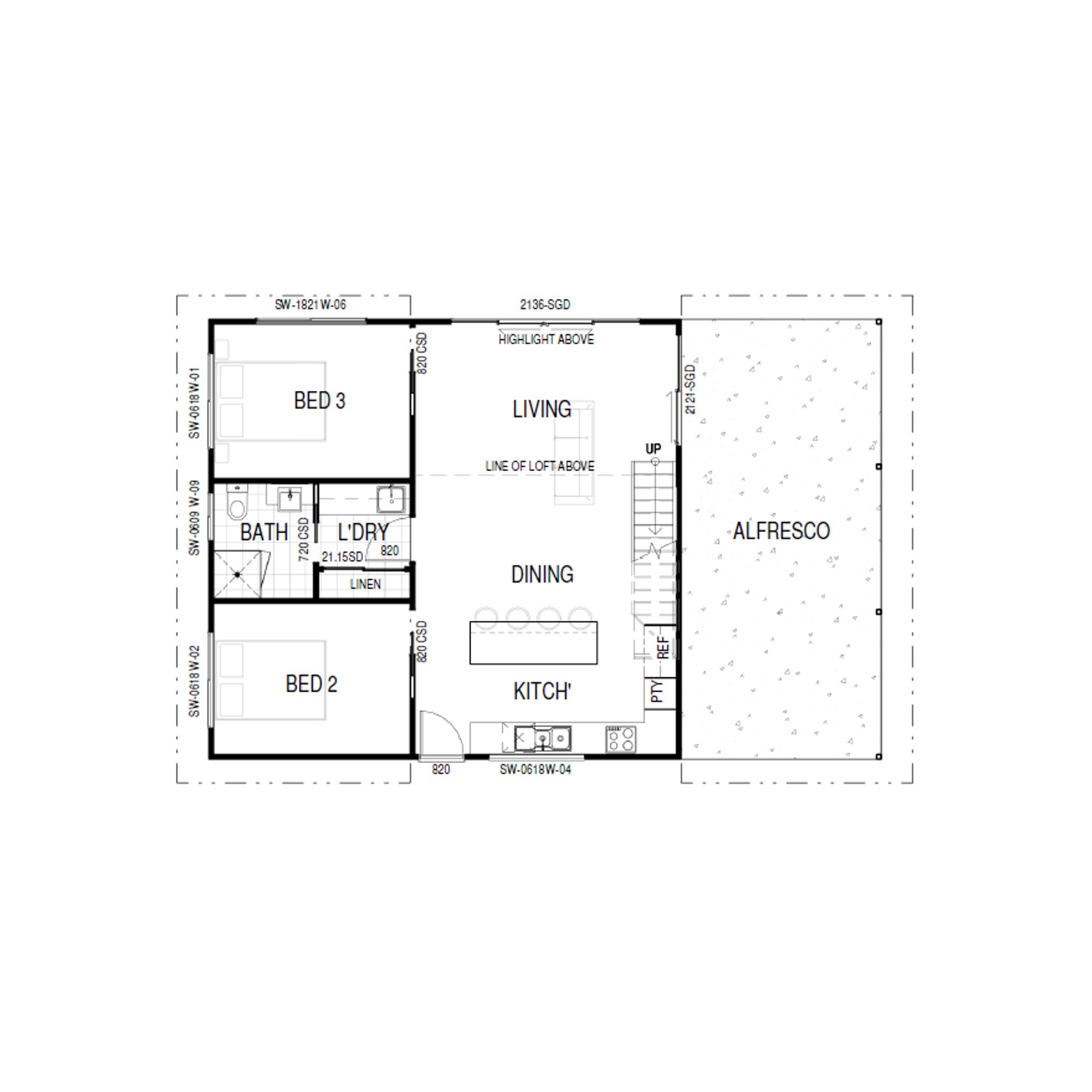 Bangalow Elevation - Kit Home gallery detail image