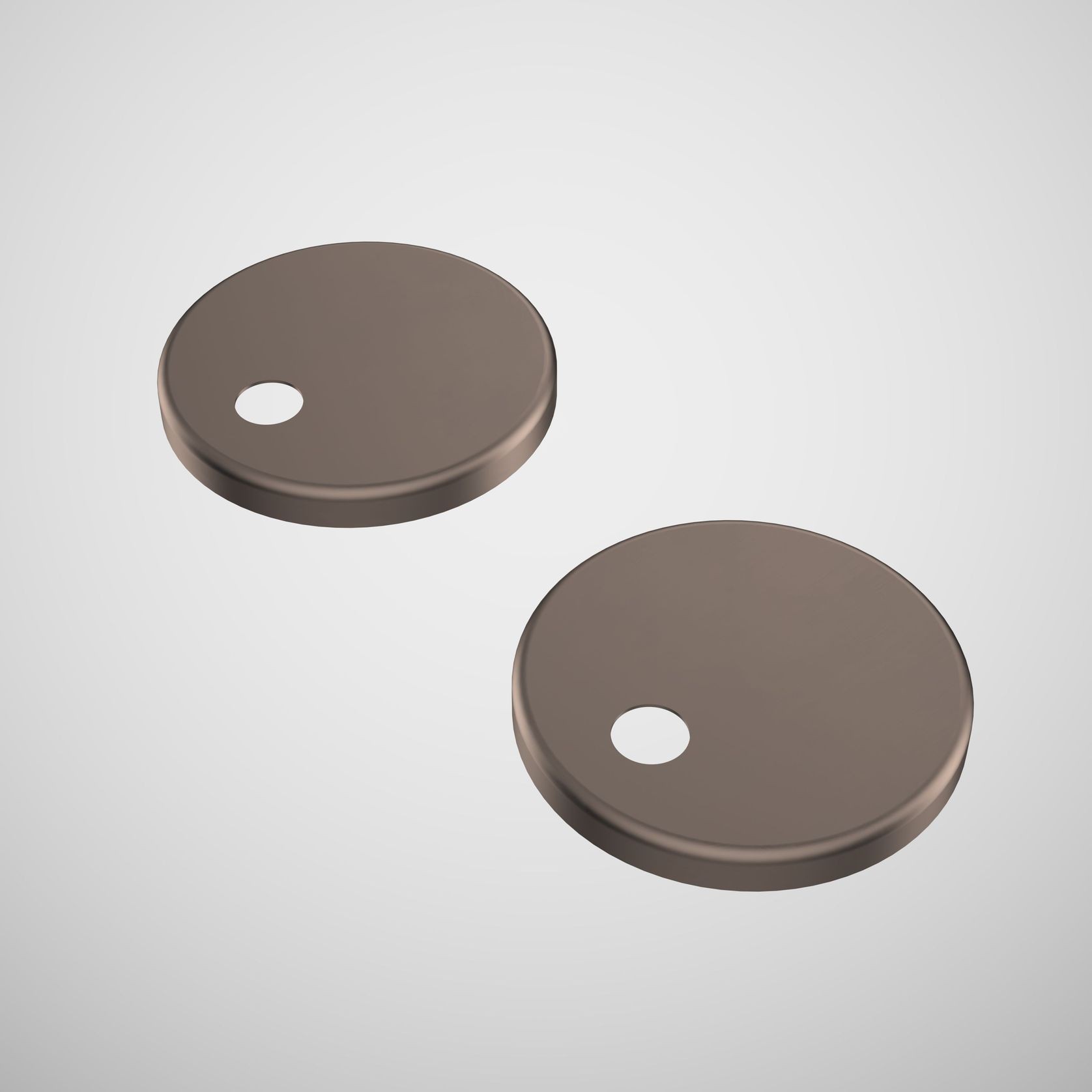 Contura II (Urbane II) Toilet Seat Hinge Caps | Brushed Bronze gallery detail image