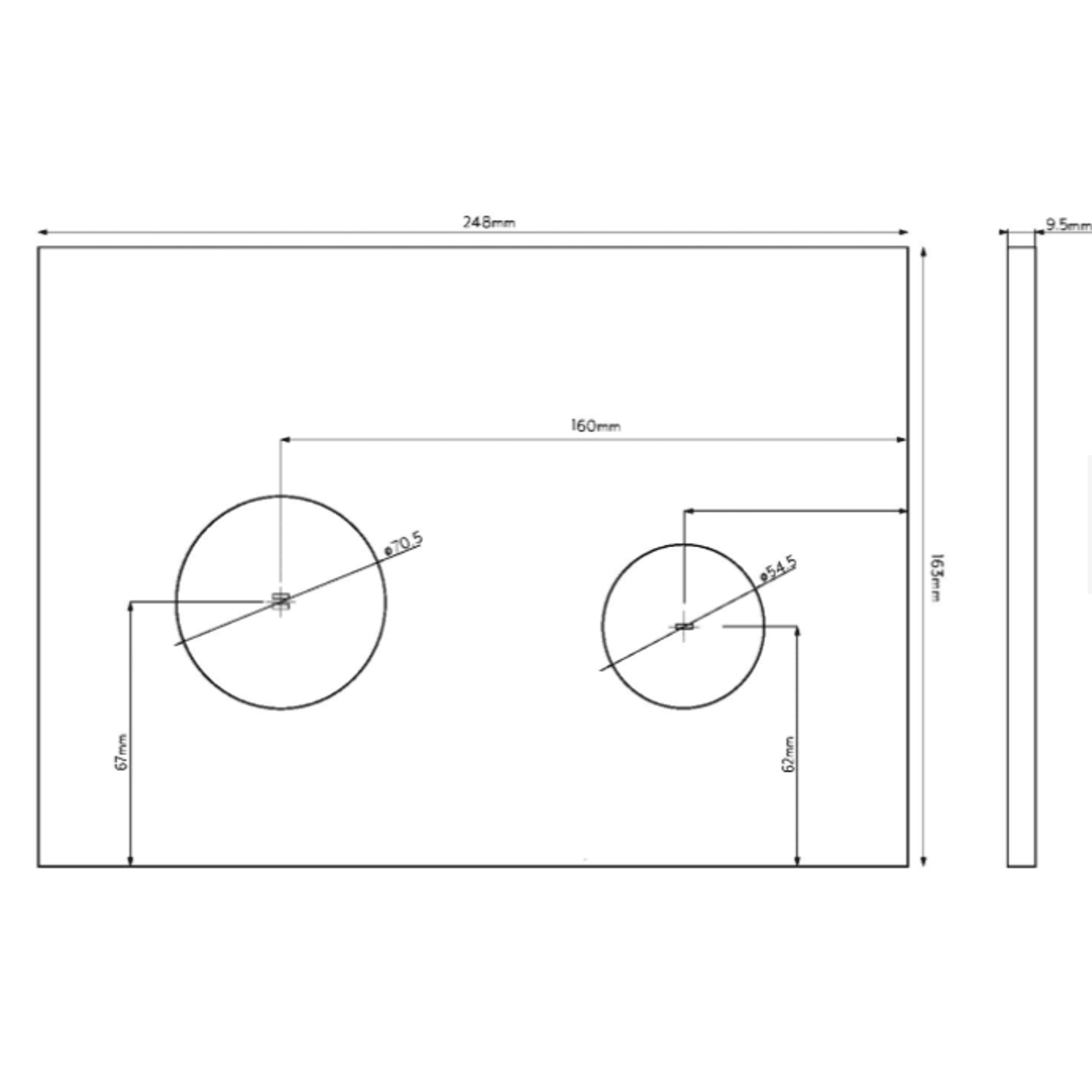 Zaaha Round Toilet Button gallery detail image