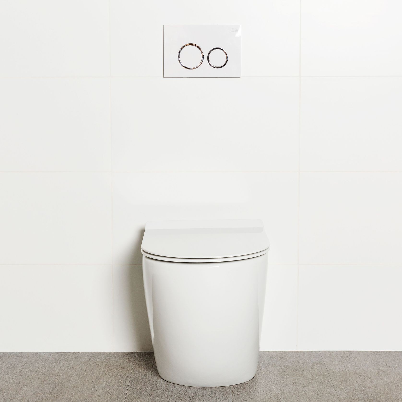 Milu Odourless Floor Mount Toilet Pan & Cistern - Crest gallery detail image