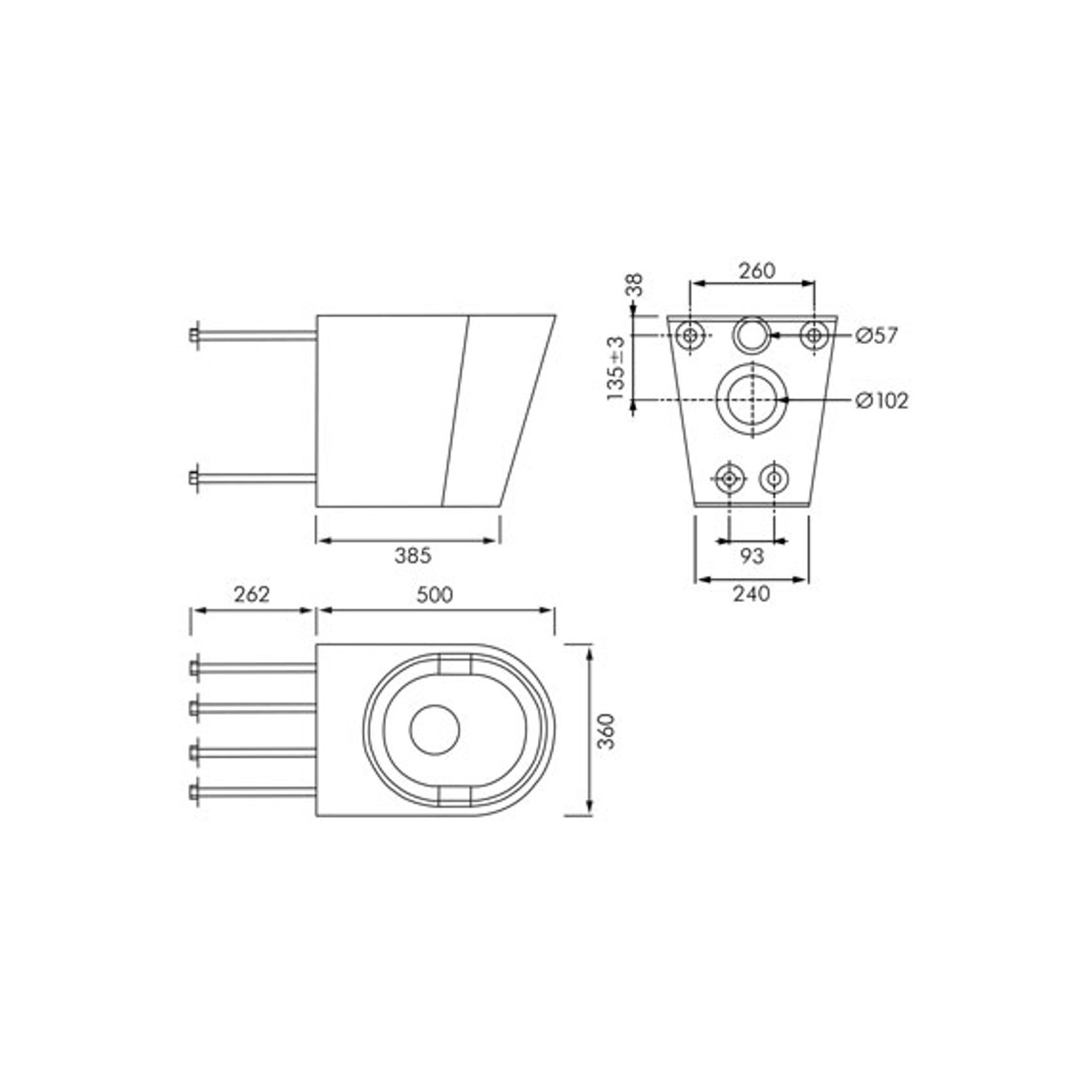 KWC Franke Stainless Steel Floor Mounted Toilet Pan gallery detail image