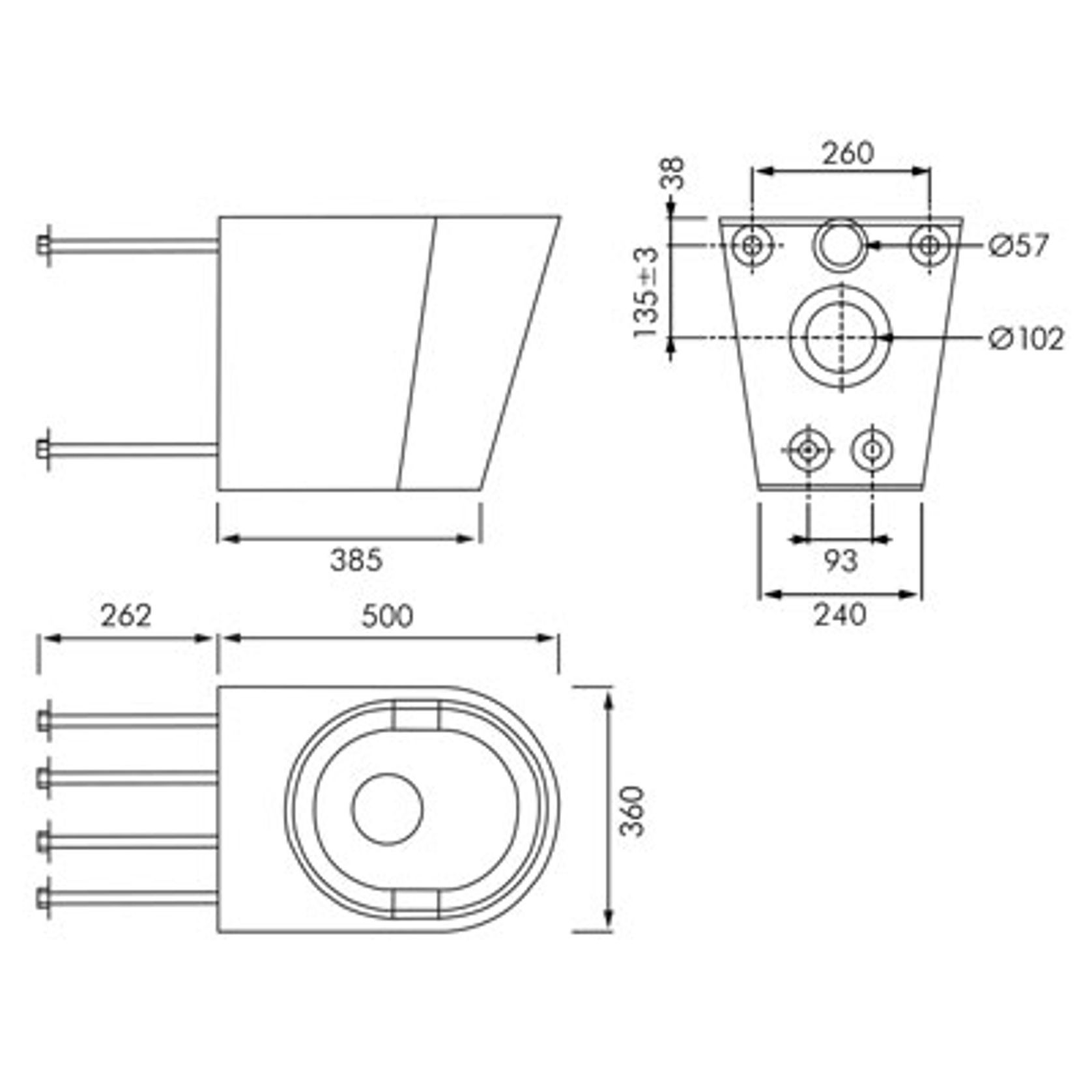 KWC Franke Stainless Steel Floor Mounted Toilet Pan gallery detail image