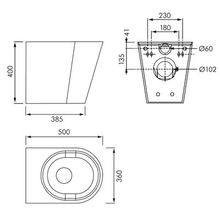 KWC Franke Stainless Steel Floor Mounted Toilet Pan gallery detail image