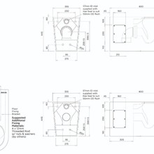 Britex Accessible (Disabled) Toilet Pan (NZ-PCD) gallery detail image