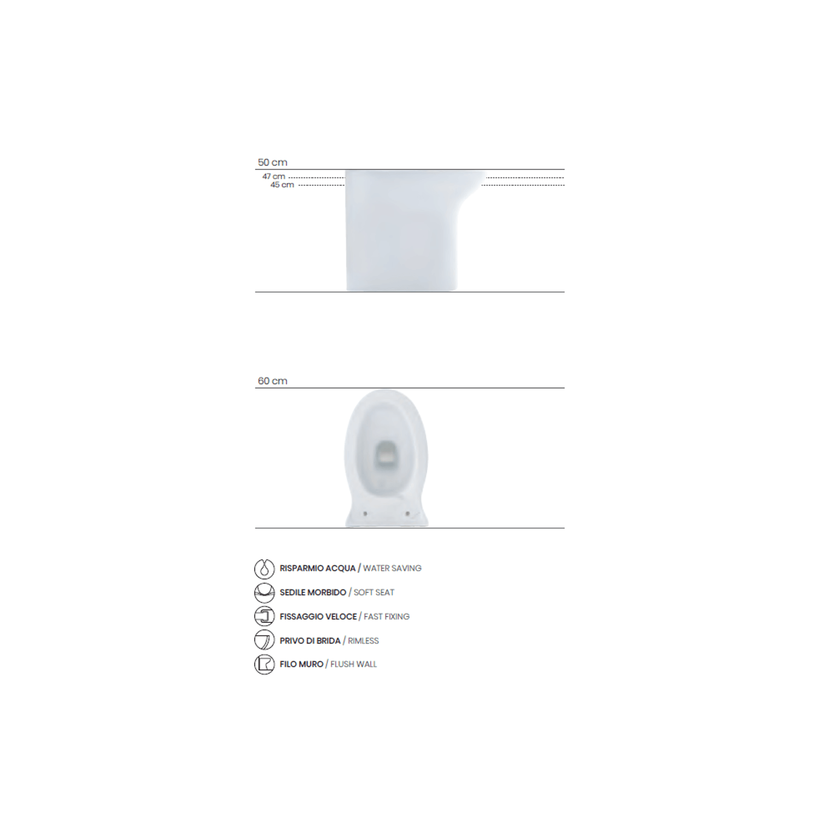 Ponte Giulio Extra High Toilet gallery detail image