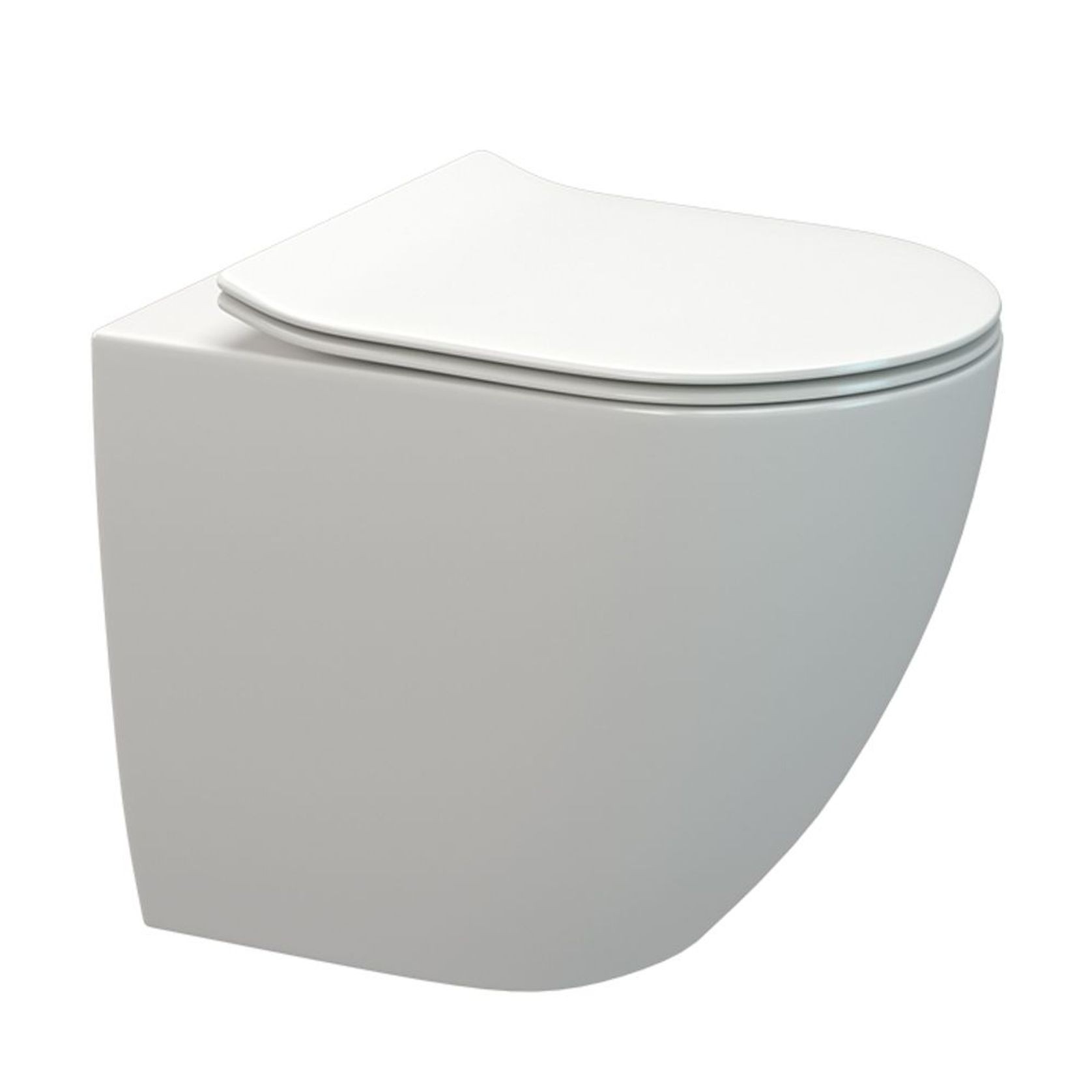 Ellisse MK II BTW Toilet Pan C/w Soft Close Seat gallery detail image