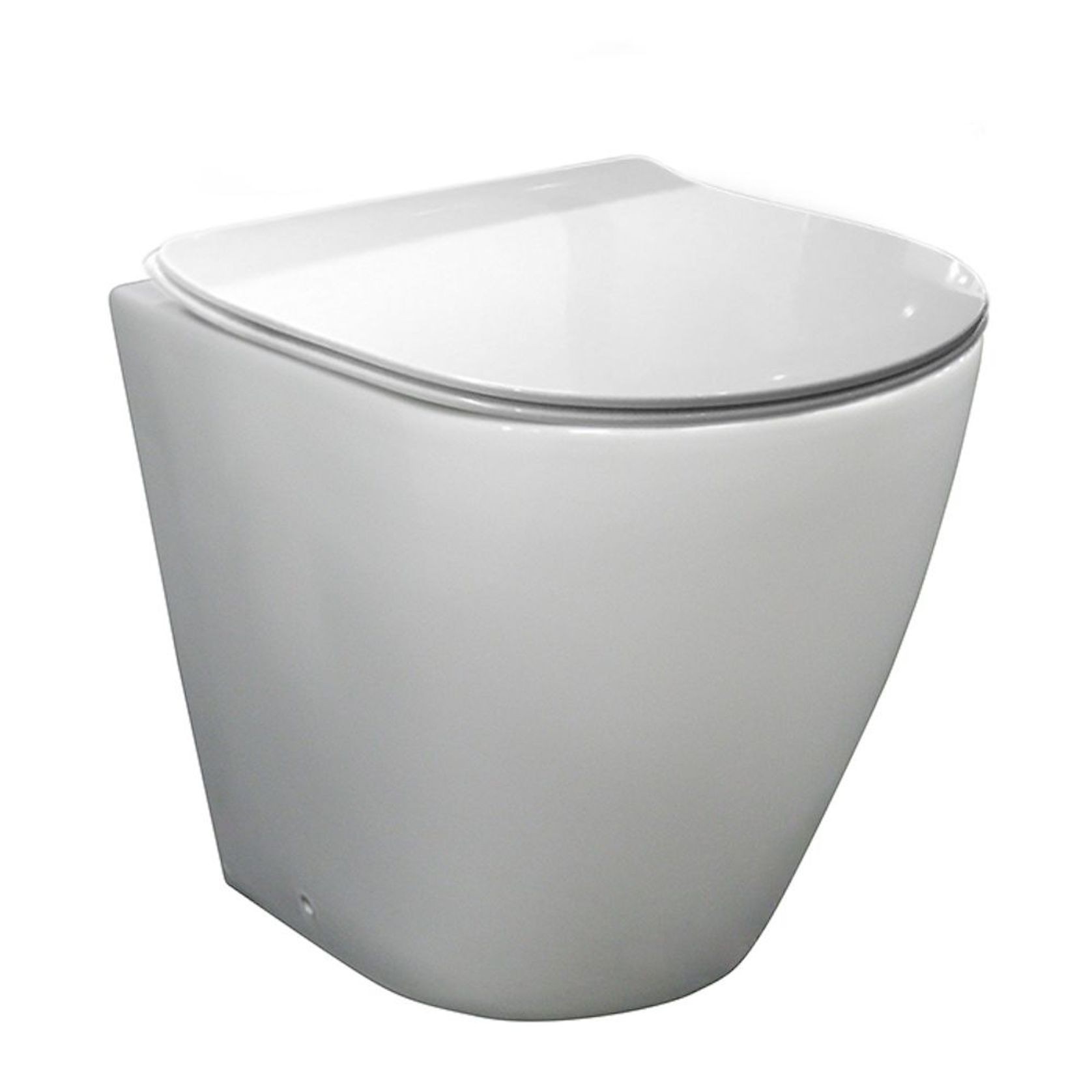 Ellisse MK II BTW Toilet Pan C/w Soft Close Seat gallery detail image