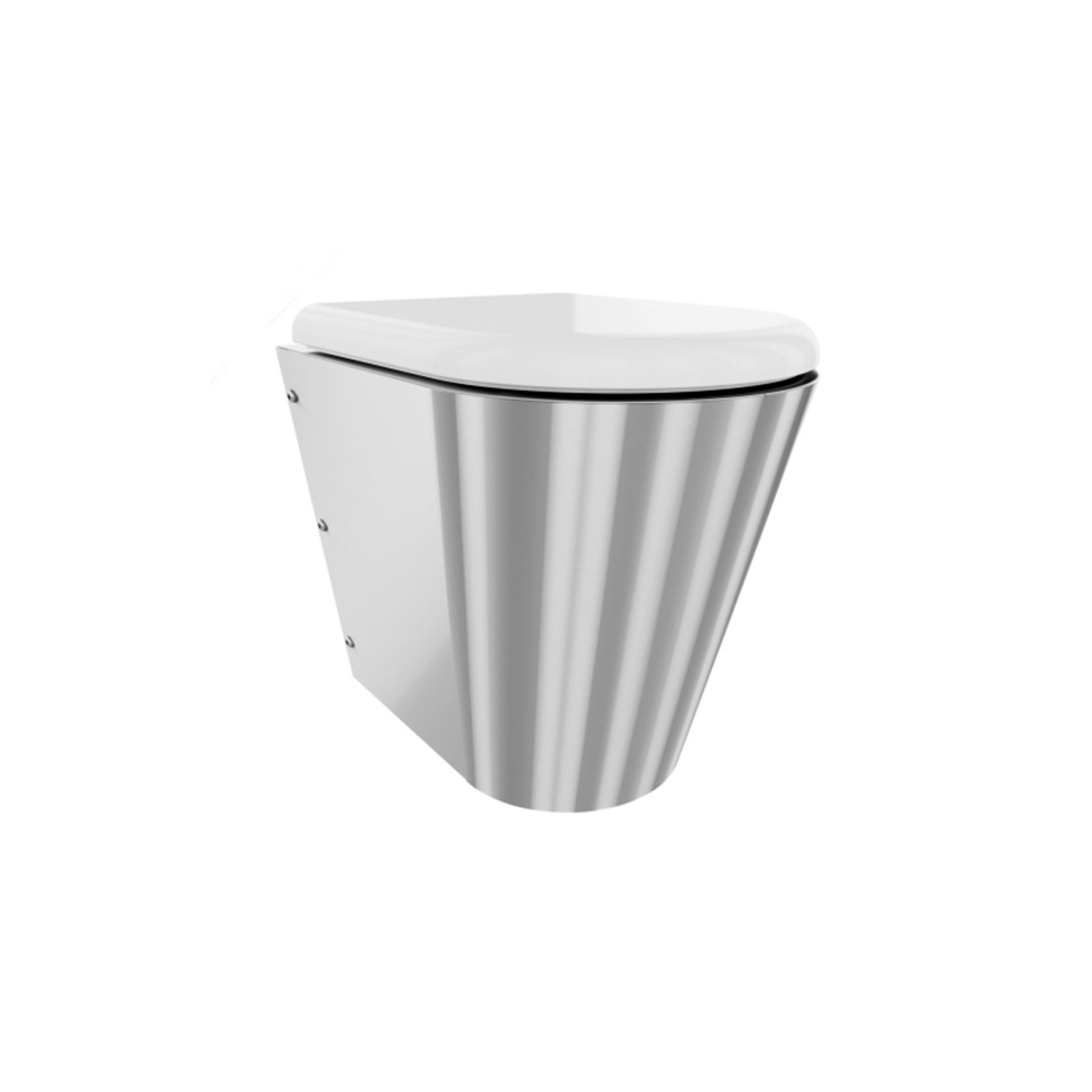 KWC Franke Floor Mounted Toilet Pan With Seat gallery detail image