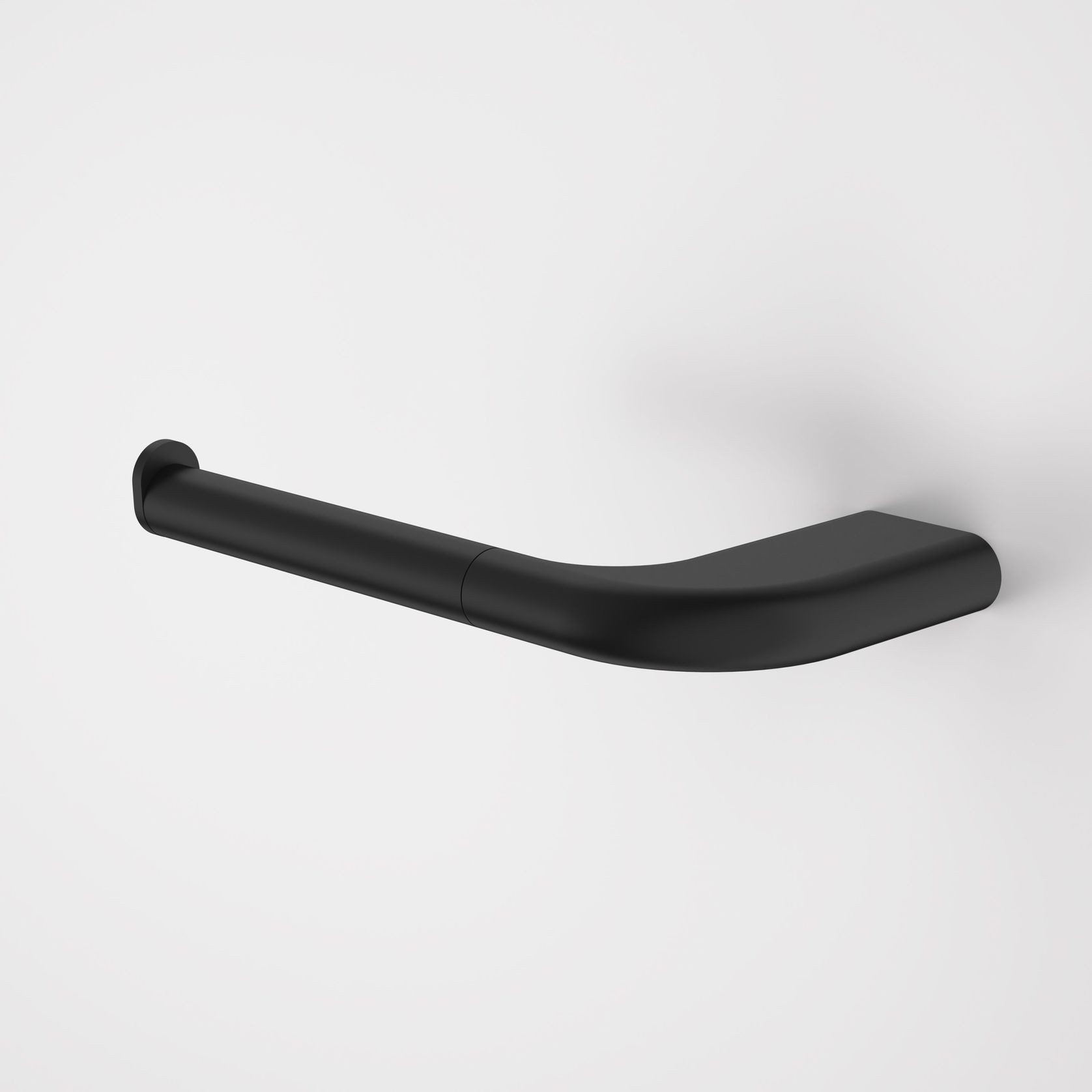 Contura II Toilet Roll Holder | Matte Black gallery detail image