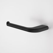 Contura II Toilet Roll Holder | Matte Black gallery detail image