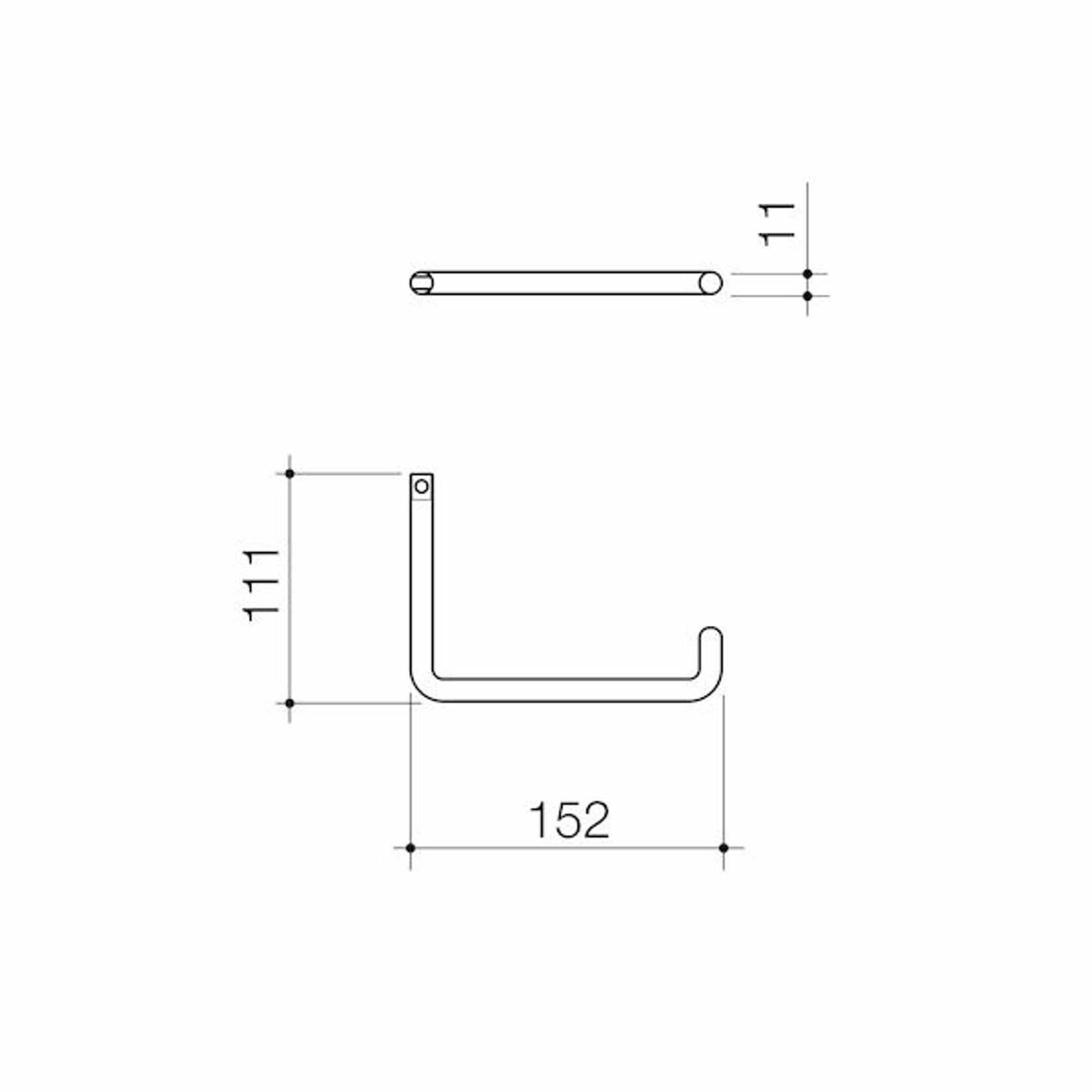 Urbane II Universal Toilet Roll Holder (Attachment) gallery detail image