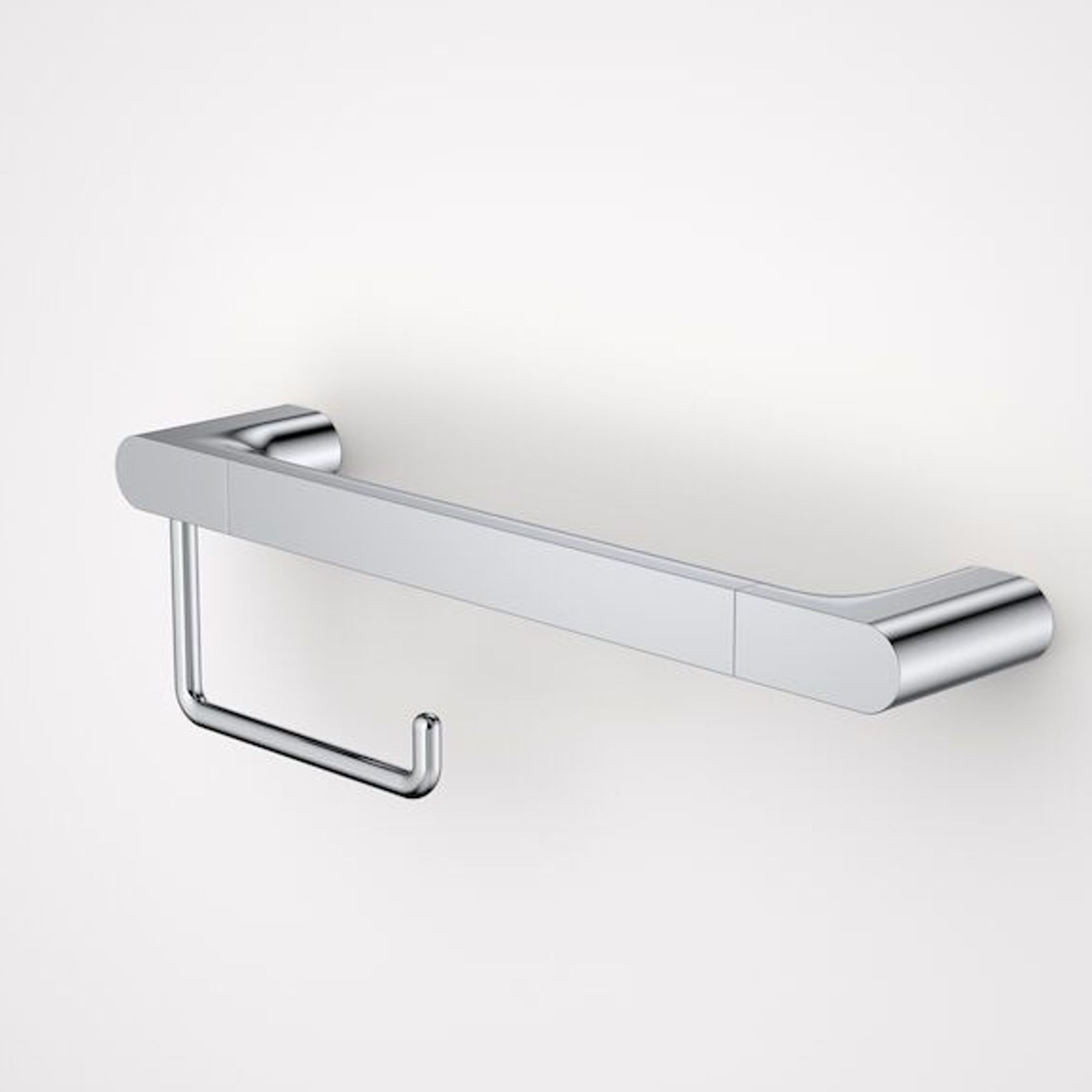 Urbane II Universal Rail 400mm + Toilet Roll Holder Set gallery detail image