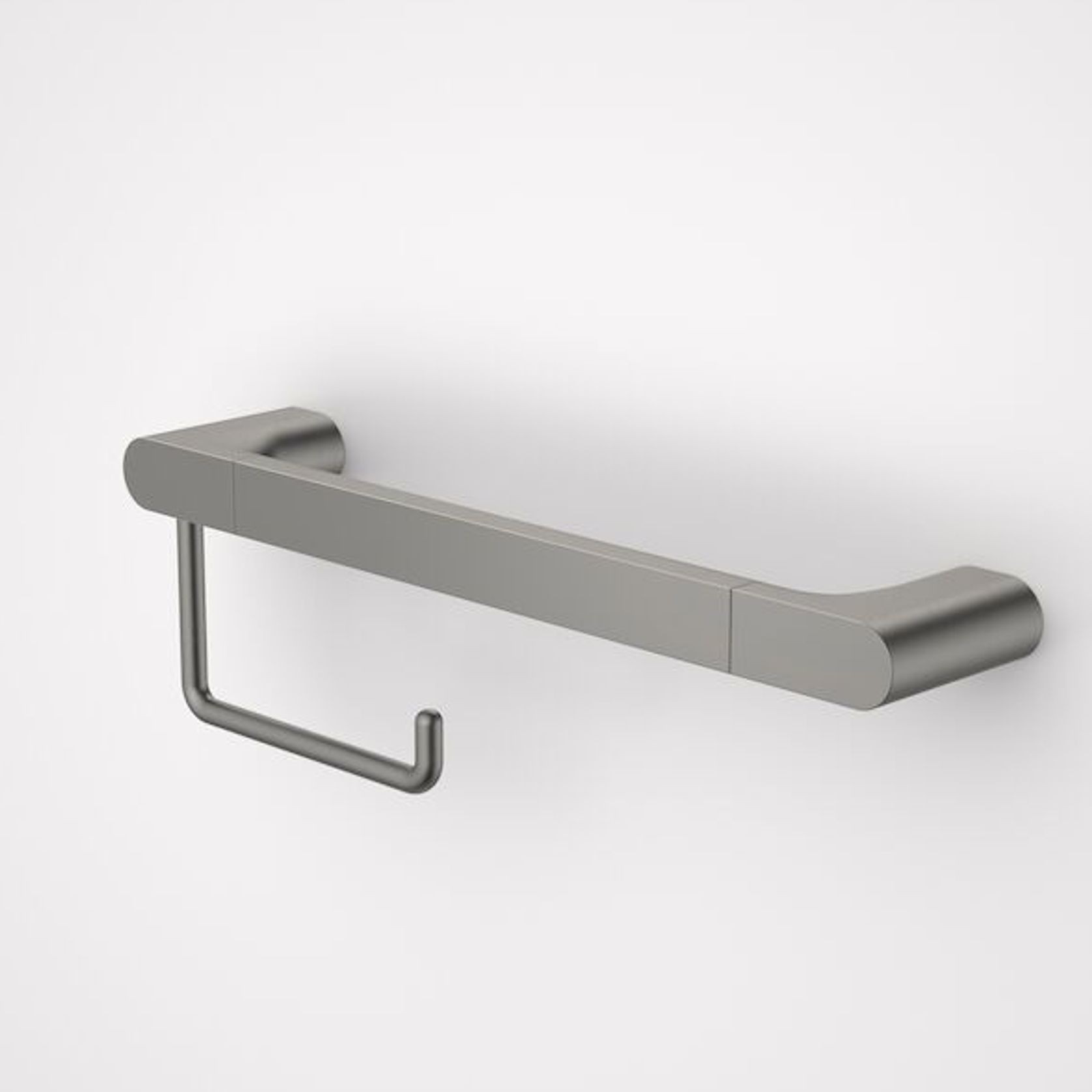 Urbane II Universal Rail 400mm + Toilet Roll Holder Set gallery detail image