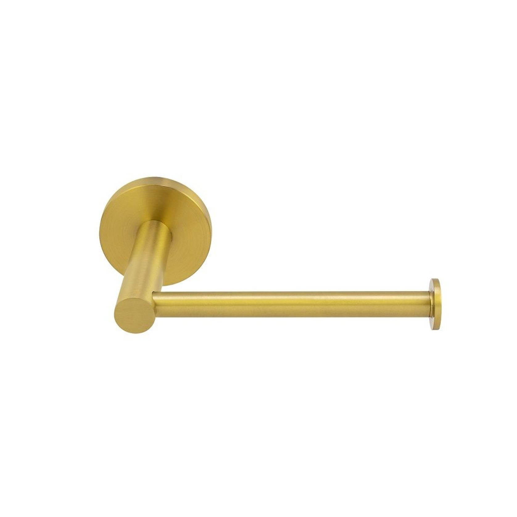 Lucid Pin Toilet Roll Holder Brushed Brass gallery detail image