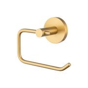 Lucid Pin Toilet Roll Ring Brushed Brass gallery detail image