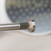 Caddence Double Toilet Paper Holder Brushed Nickel gallery detail image