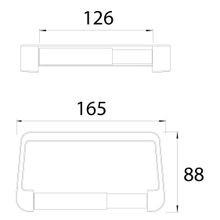 Mode Toilet Roll Holder Brushed Nickel gallery detail image