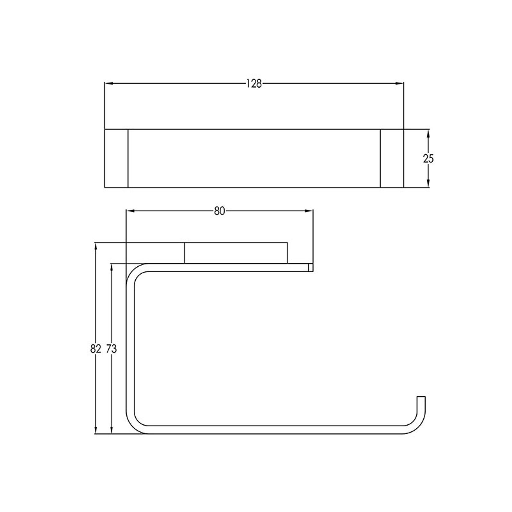 Loft Toilet Roll Holder Gun Metal gallery detail image