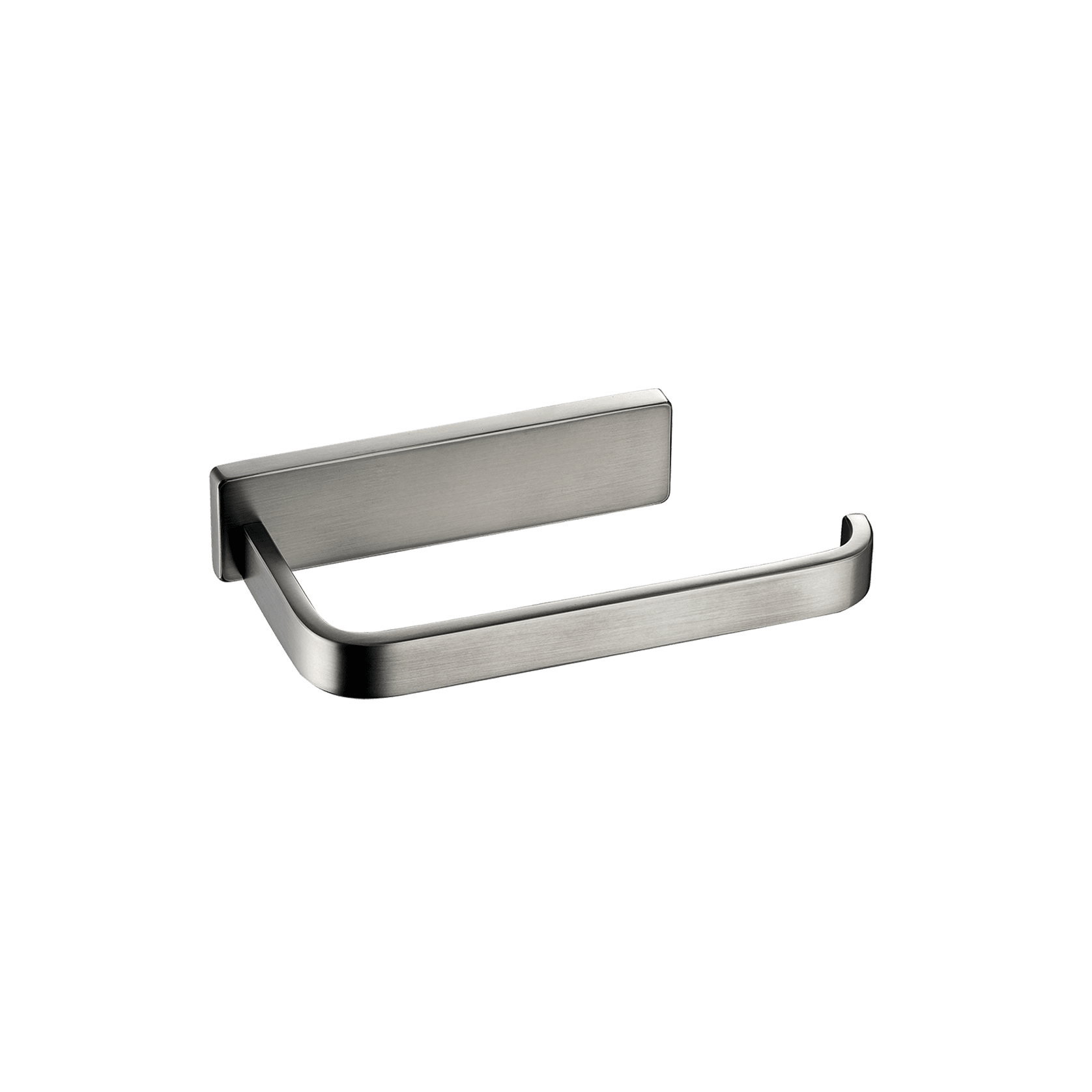 Cubic Toilet Roll Holder Brushed Nickel gallery detail image