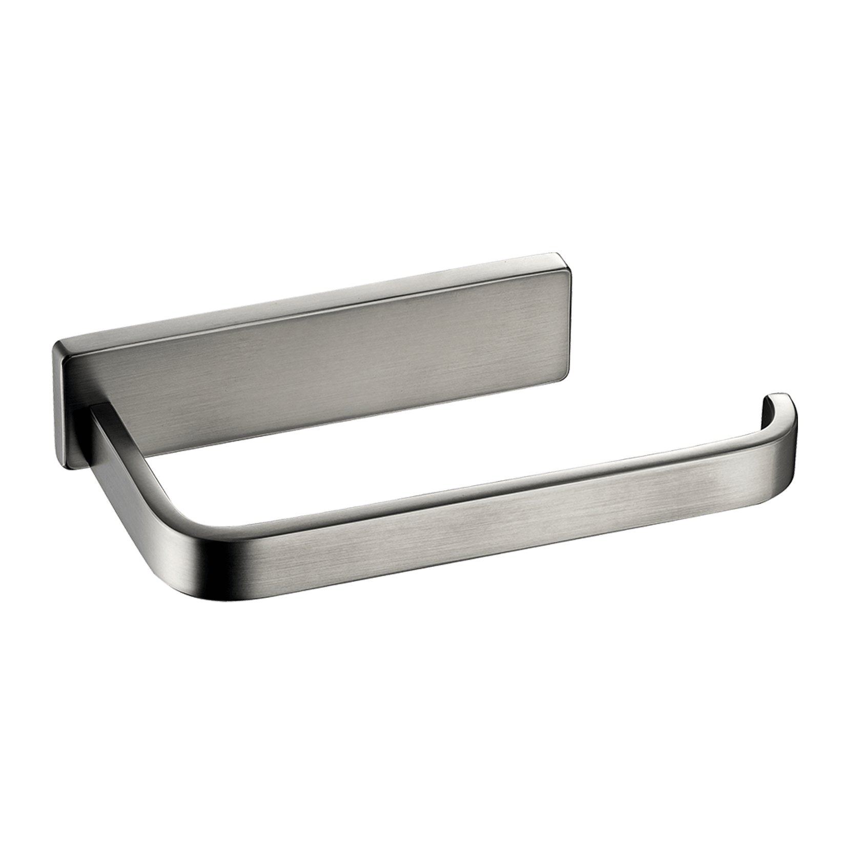 Cubic Toilet Roll Holder Brushed Nickel gallery detail image