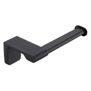 Abode Toilet Roll Holder Matte Black gallery detail image
