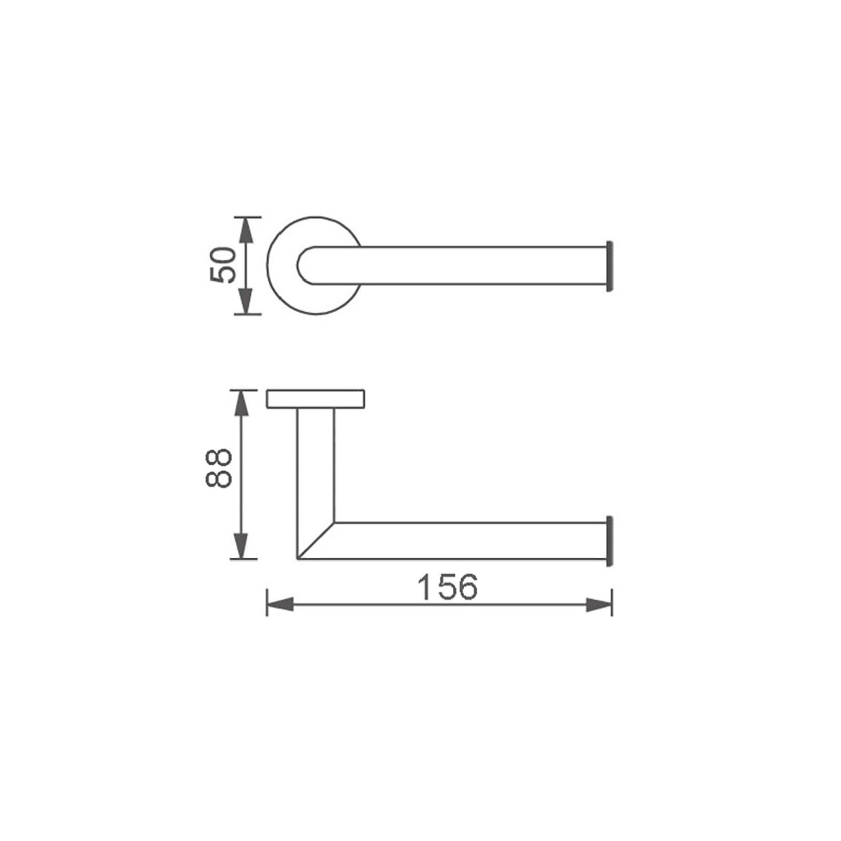 Colab Toilet Roll Holder Chrome gallery detail image