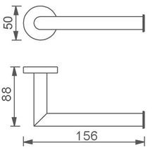 Colab Toilet Roll Holder Brushed Nickel gallery detail image