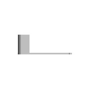 Bianca Toilet Roll Holder | Chrome gallery detail image