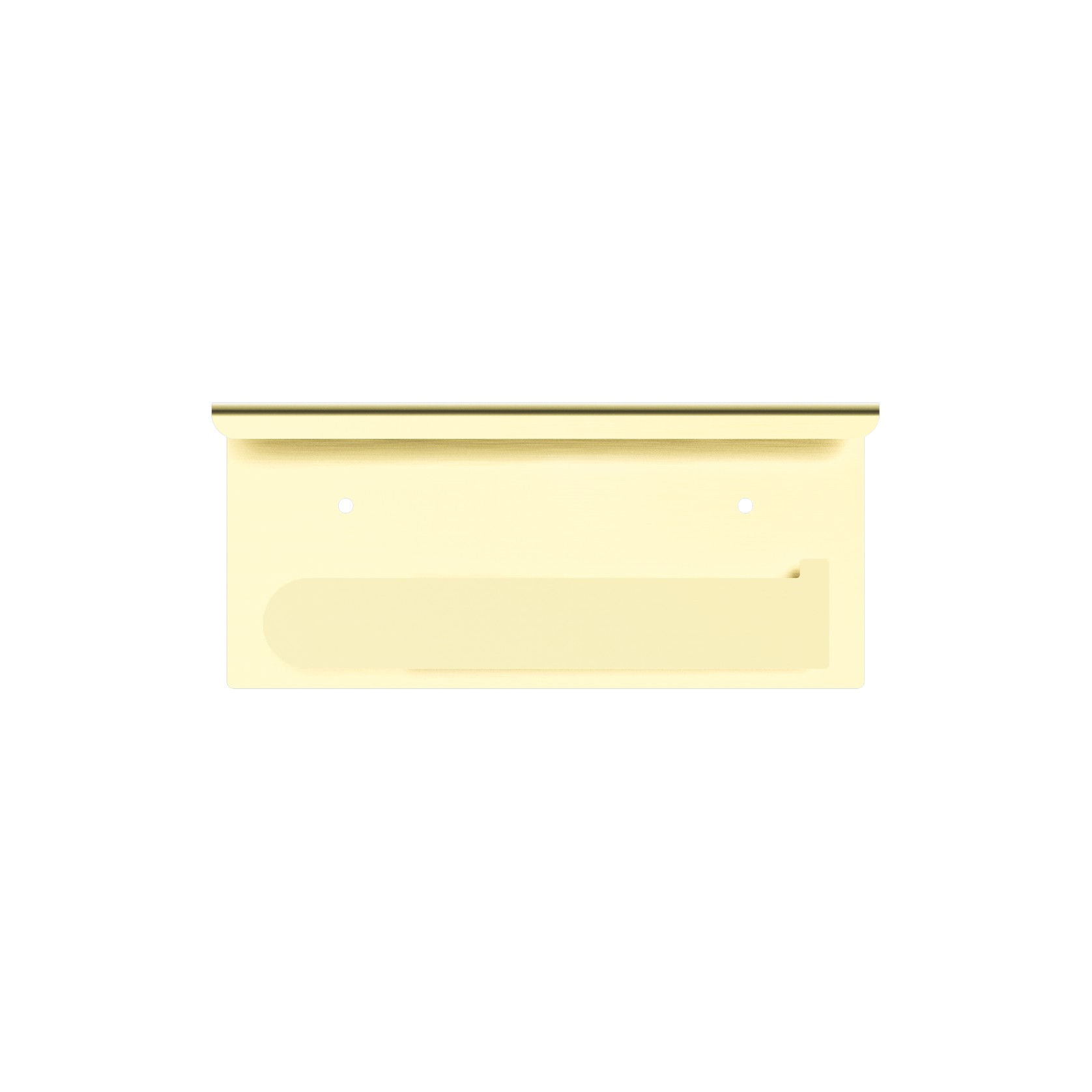 Bianca Toilet Roll Holder & Phone Holder | Brushed Gold gallery detail image