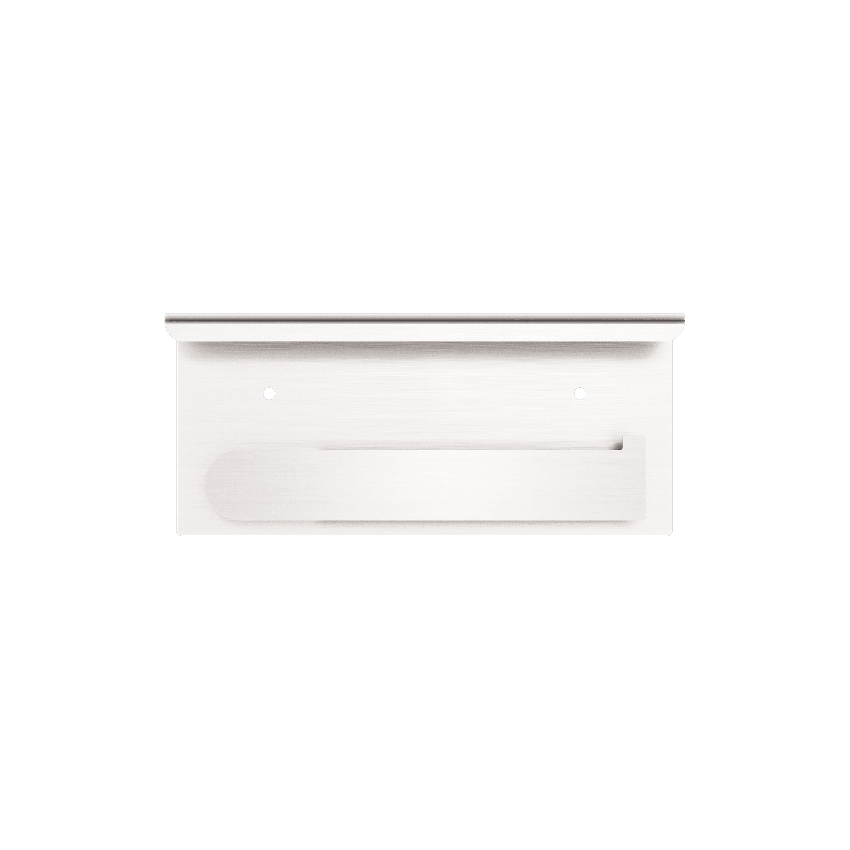 Bianca Toilet Roll Holder & Phone Holder | Brushed Nickel gallery detail image