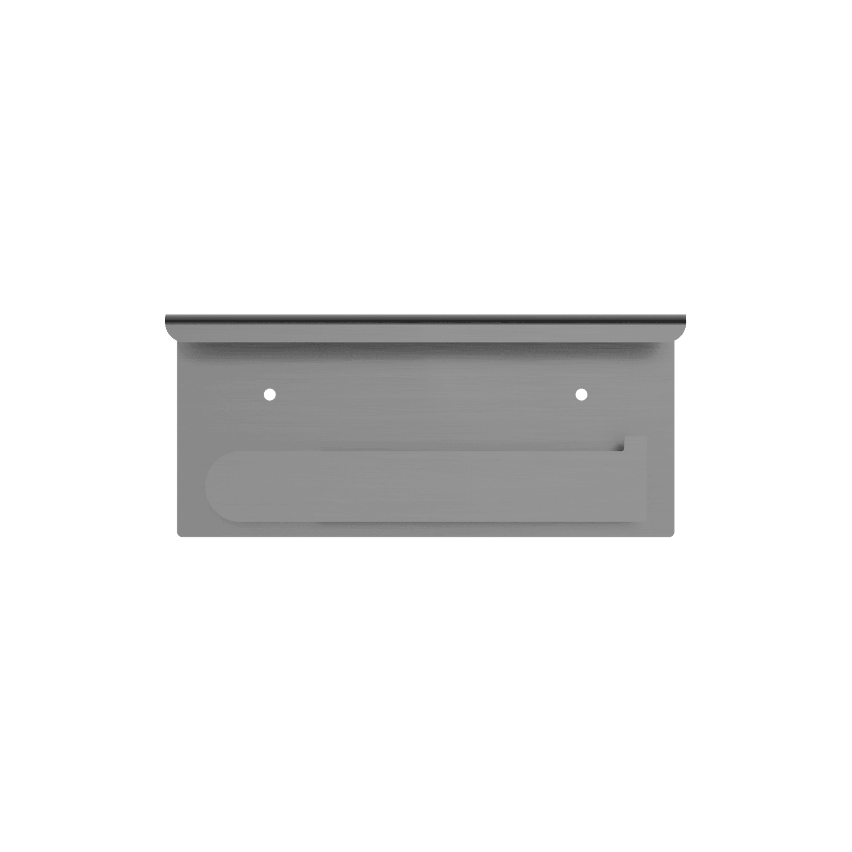 Bianca Toilet Roll Holder & Phone Holder | Gun Metal gallery detail image