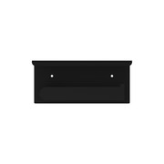 Bianca Toilet Roll Holder & Phone Holder | Matte Black gallery detail image