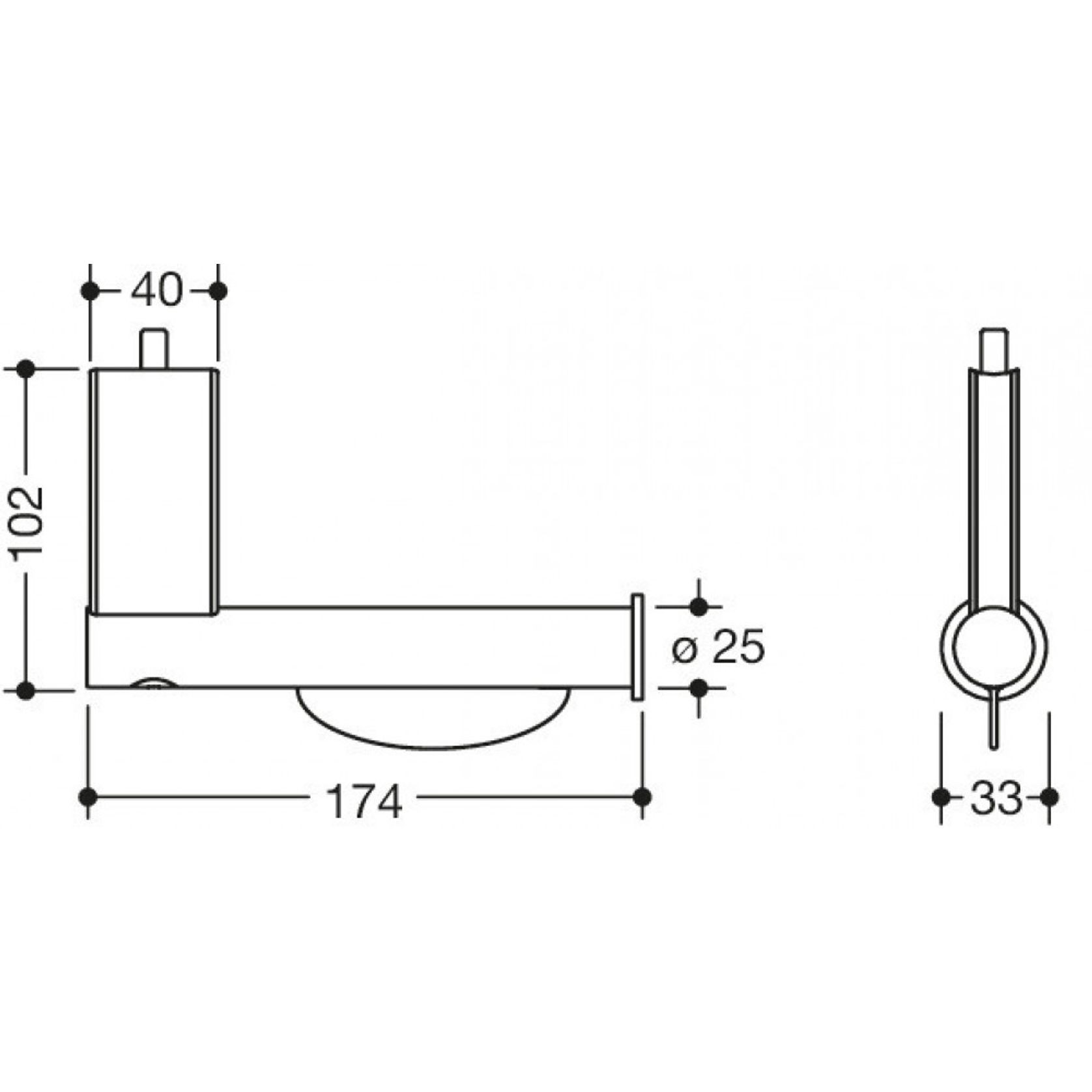 HEWI Upgrade Kit Toilet Roll Holder gallery detail image