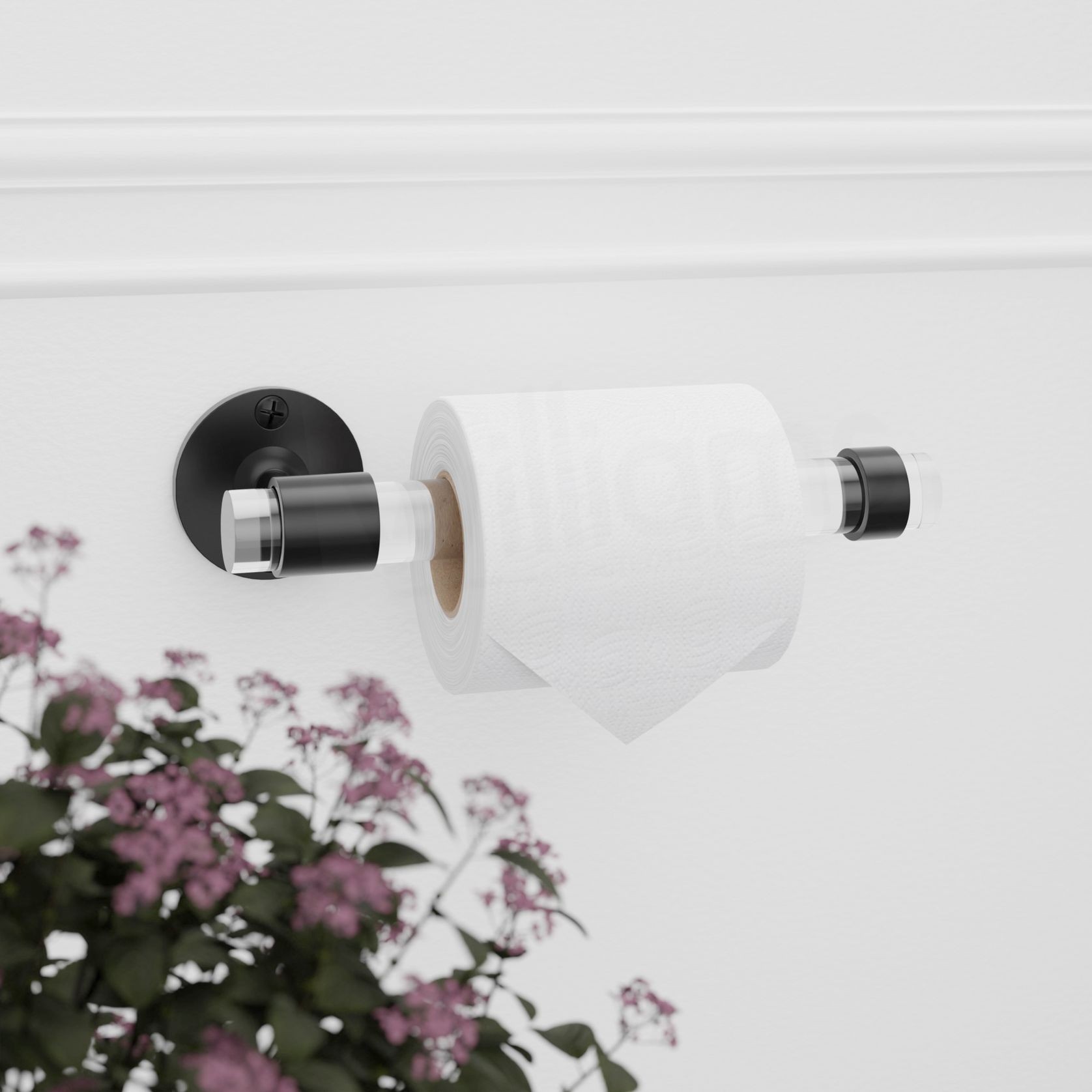 Lucite Toilet Paper Holder gallery detail image