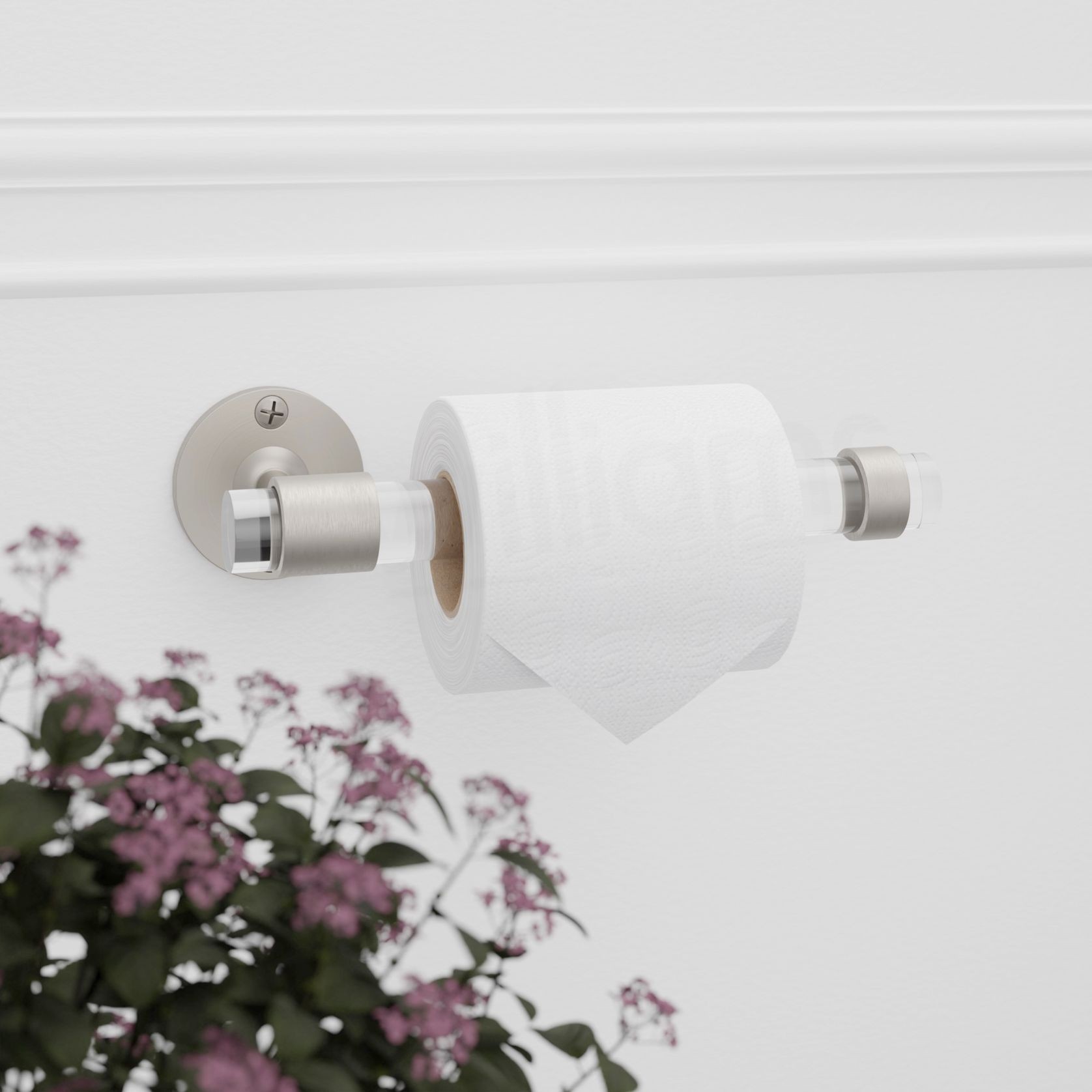 Lucite Toilet Paper Holder gallery detail image
