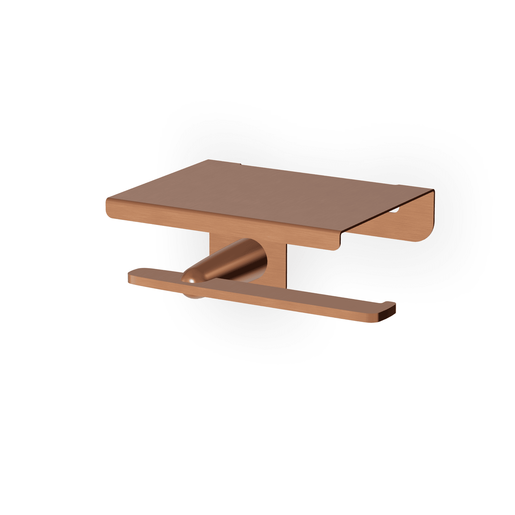Veloce Toilet Paper Holder With Shelf gallery detail image