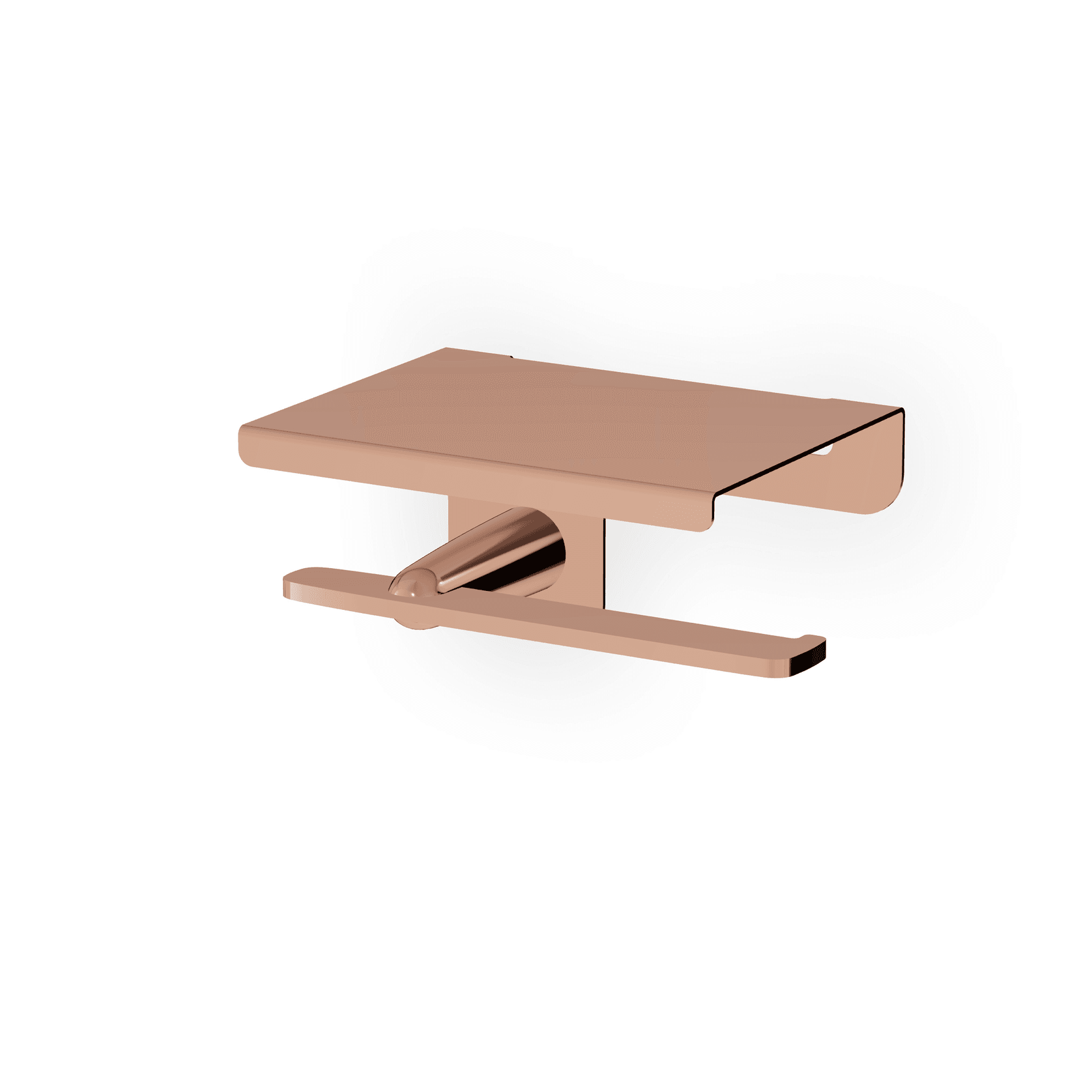 Veloce Toilet Paper Holder With Shelf gallery detail image