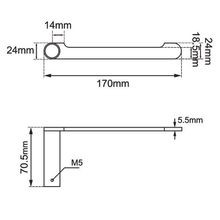 Rushy Toilet Roll Holder Chrome gallery detail image