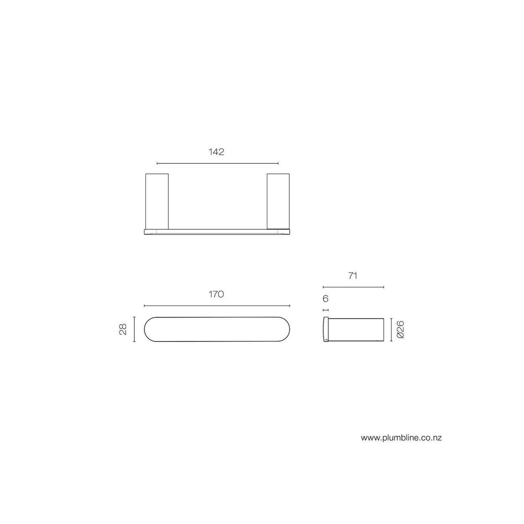 Minimo Toilet Roll Holder gallery detail image