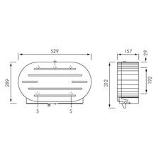 ASI Surface Mounted Jumbo Double Toilet Roll Dispenser gallery detail image