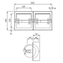 ASI Surface Mounted Double Toilet Roll Dispenser with Hood gallery detail image