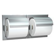 ASI Surface Mounted Double Toilet Roll Dispenser with Hood gallery detail image