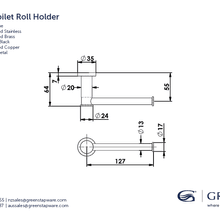 Gisele Toilet Roll Holder gallery detail image