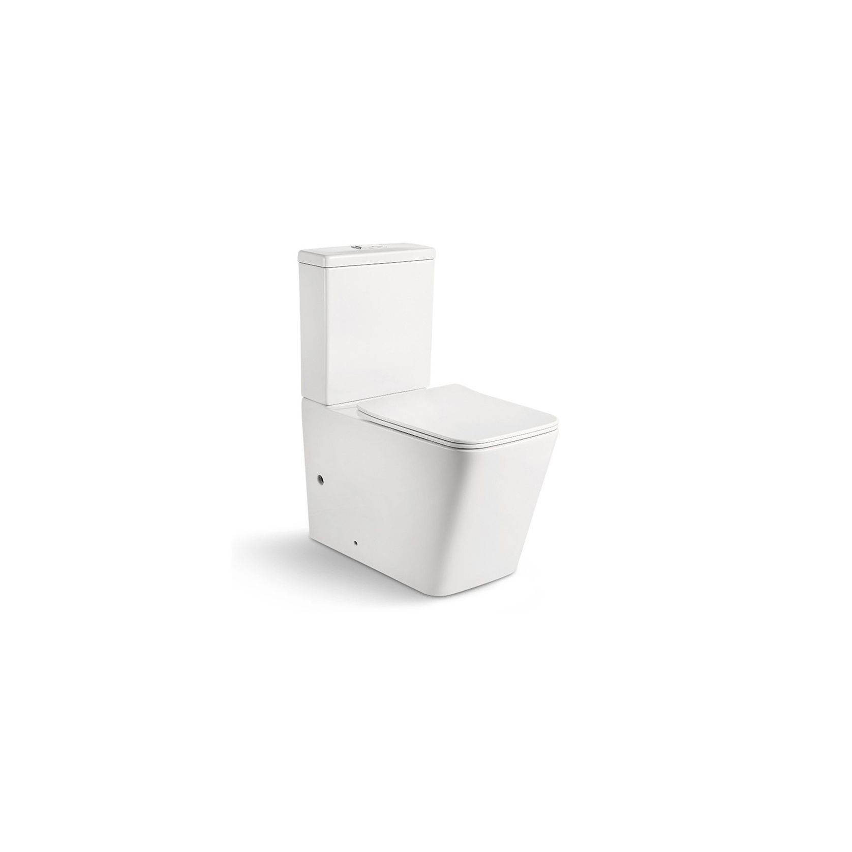 Unika Napoli Square 2 PC Gloss Toilet gallery detail image