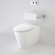 Care 705 Cleanflush Invisi Suite Carvelle Double Flap Seat White Backrest GermGard® gallery detail image