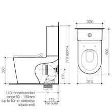 Liano Junior Cleanflush® Wall Faced Toilet Suite gallery detail image