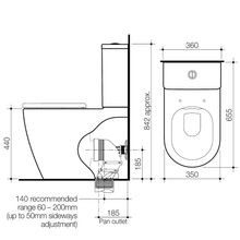 Urbane II Cleanflush® Wall Faced Toilet Suite gallery detail image