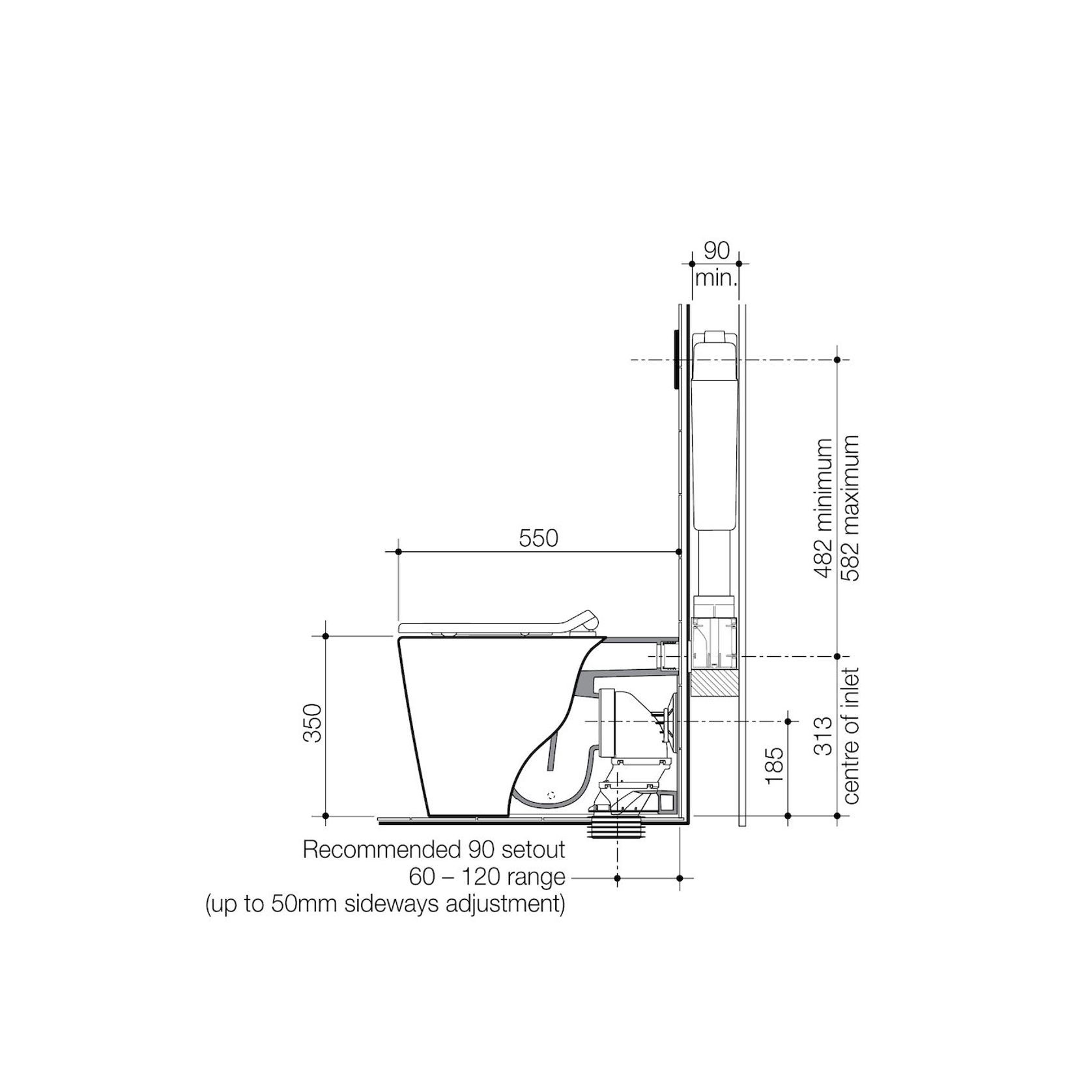 Liano Junior Cleanflush® Wall Invisi Series II® Toilet gallery detail image