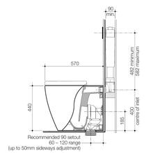 Urbane II CleanFlush® Invisi Series II® Wall Toilet gallery detail image